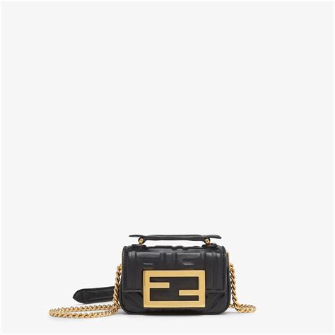 fendi nano baguette|fendi shoulder bag baguette.